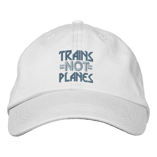CASQUETTE TRAINS-PAS-AVIONS (Devant)