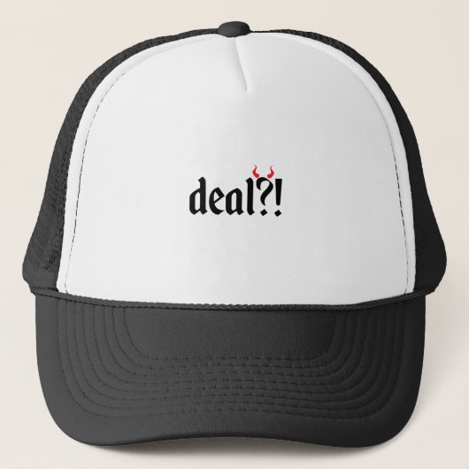 Casquette traiter avec diable (Devant)