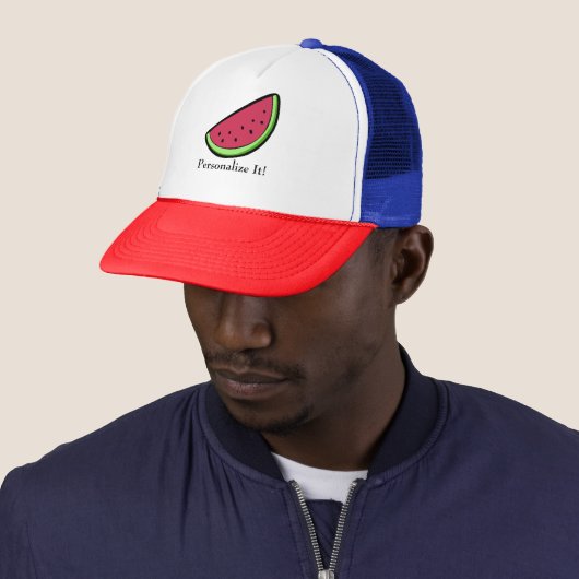 Casquette Tranches de pastèque (En situation)