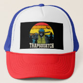 Casquette Trapsquatch Bigfoot Drôle Piège en Argile Tireur H (Devant)