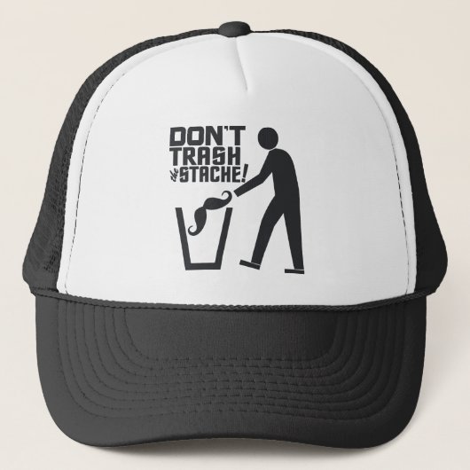Casquette Trash Stache (Devant)
