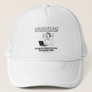 Casquette Travail : Couper dans le temps Facebook