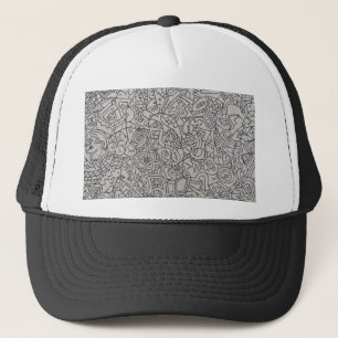 Casquette Travail de la ligne d'art Graffiti