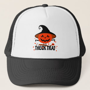 Casquette Treck Trat Citrouille Souriante