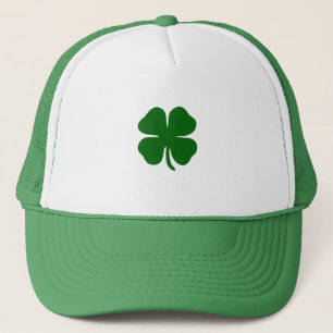 Casquette Trèfle à quatre feuilles vert irlandais chanceux