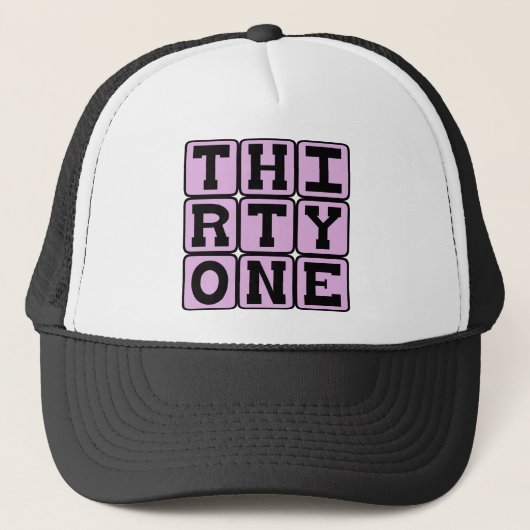 Casquette Trente et Un, Numéro 31 (Devant)