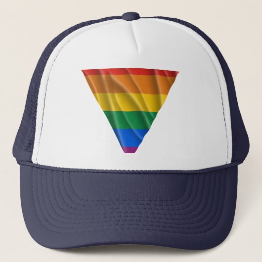 CASQUETTE TRIANGLE 1 DE GAY PRIDE (Devant)