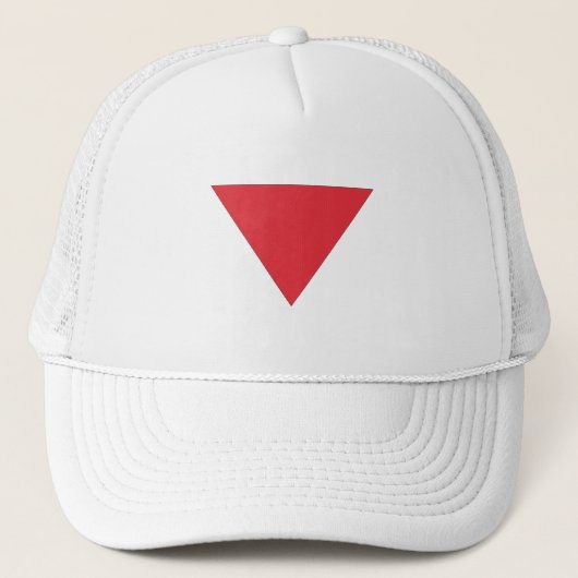 Casquette Triangle rouge inversé (Devant)