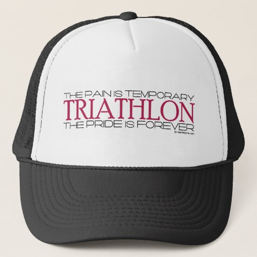 Casquette Triathlon - la fierté est Forever (Devant)