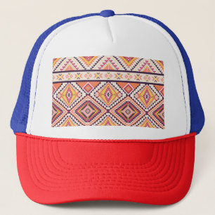 Casquette Tribal Aztec rayé Arrière - plan sans couture