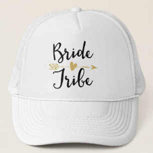 Casquette Tribe de mariées Noir & Or