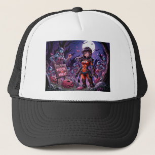 Casquette Trick ou traiter Halloween Zombies distribuer le c