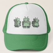 Casquette Trio de robot (Devant)