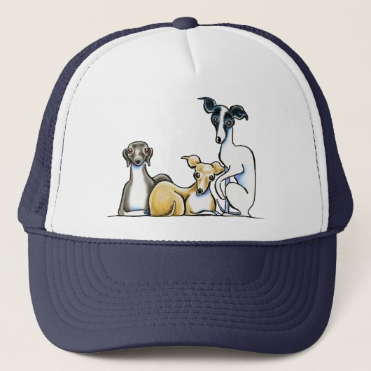 Casquette Trio italien Greyhound (Devant)