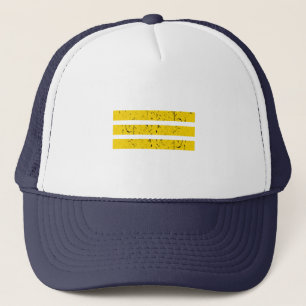 Casquette Trois bandes horizontales SYMBOLE Vintage Yin-Ya