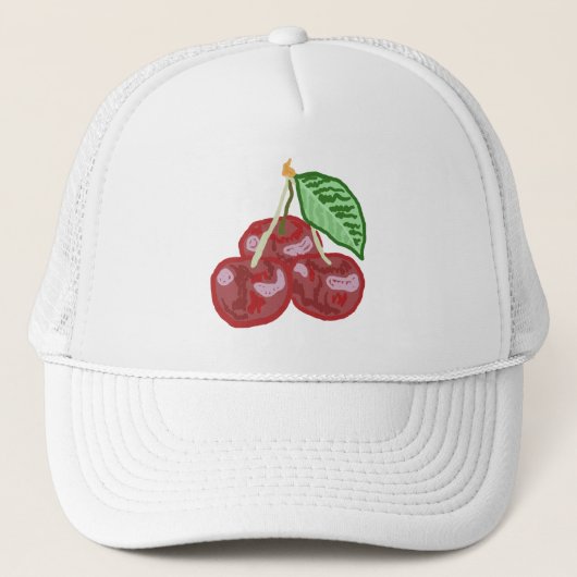 Casquette Trois cerises (Devant)
