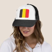 Casquette Trois couleurs belges de Belgie pet (En situation)