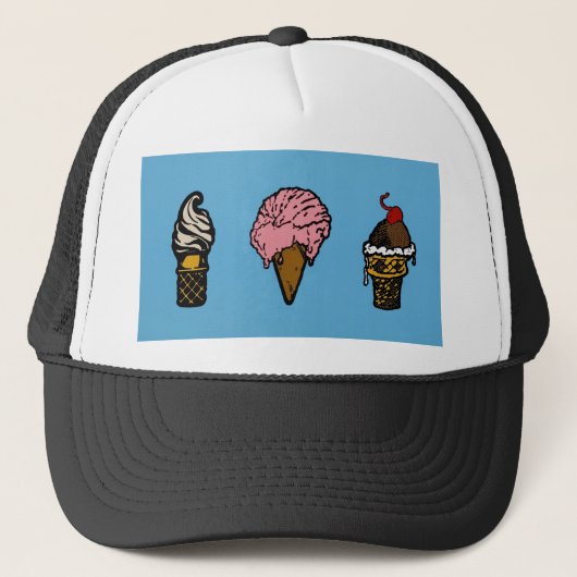CASQUETTE "TROIS SCOOPS " (Devant)