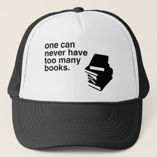Casquette trop de livres (Devant)
