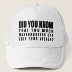 Casquette Trop de masturbation peut ruiner votre vision - dr