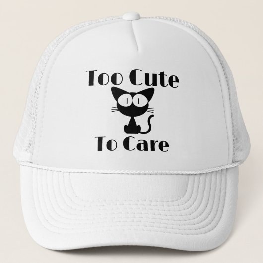 Casquette Trop mignon Pour S'Occuper Chat (Devant)