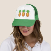 Casquette Tropical Hawaiian Island Luau Pineapple Fruit (En situation)