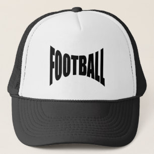 Casquette Trucker blanc noir FOOTBALL