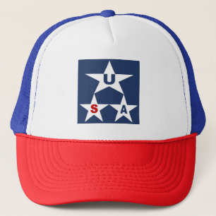 CASQUETTE TRUCKER BLANC ROYAL NEW DESIGN USA