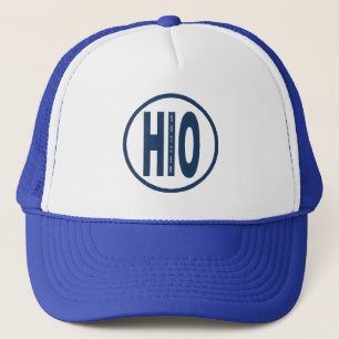 Casquette trucker blanc royal OHIO VOETBAL Pet