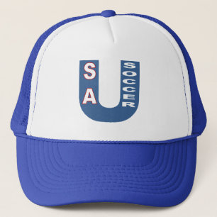Casquette Trucker blanc/royal USA SOCCER