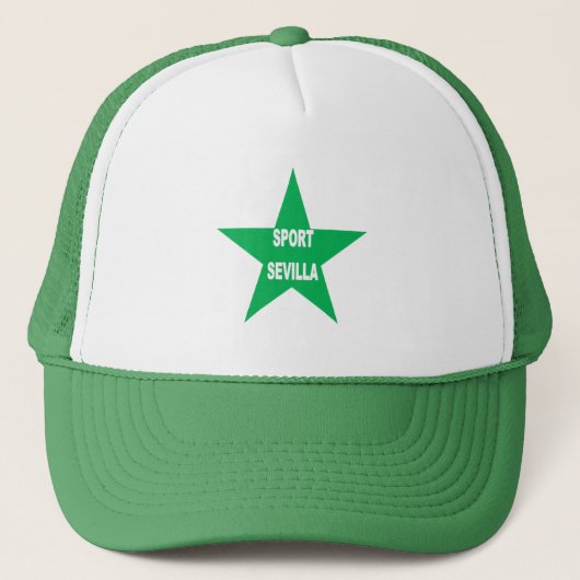 Casquette Trucker blanc vert  SPORT  SEVILLA (Devant)