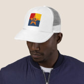 Casquette Trucker blanche ARIZONA (En situation)