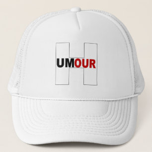 casquette trucker blanche  HUMOUR