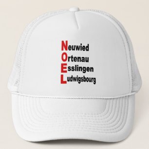Casquette trucker blanche  NOEL TOURISME ALLEMAGNE