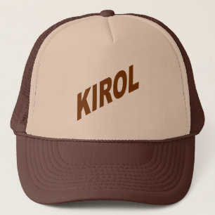 Casquette Trucker fauve/marron KIROL