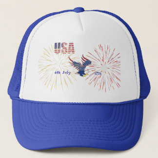 Casquette Trucker Hat America 4th July