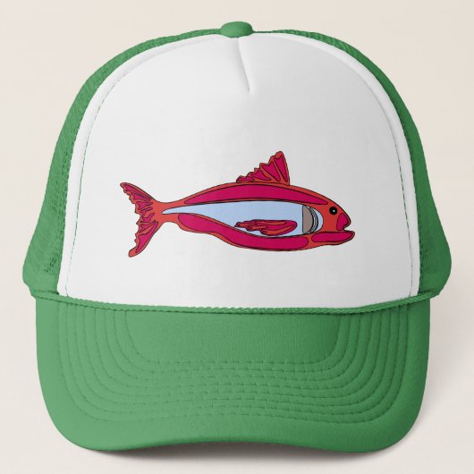 Casquette Trucker Hat fish (Devant)