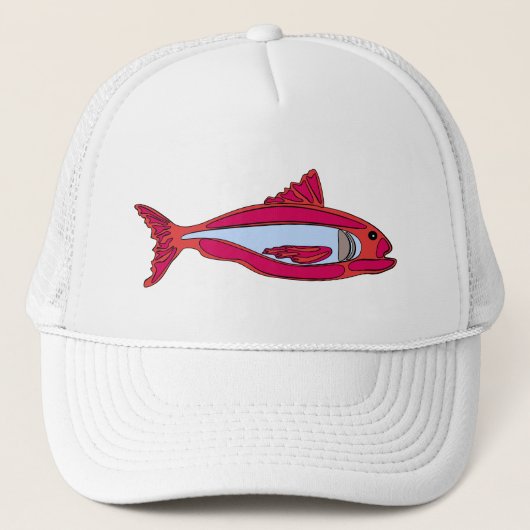 Casquette Trucker Hat fish (Devant)