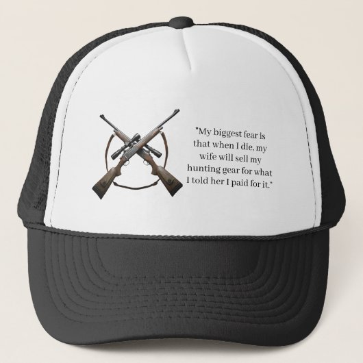 Casquette Trucker hat . With funny quote on it. (Devant)
