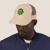 CASQUETTE TRUCKER KAKI DESIGN BRASIL (En situation)