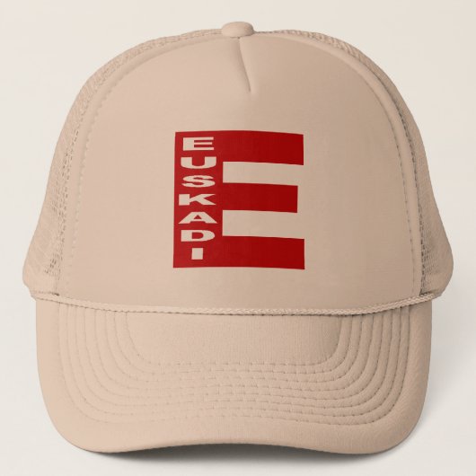 Casquette Trucker kaki EUSKADI (Devant)