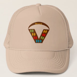 Casquette Trucker kaki NOEL CHOCOLAT BONBONS