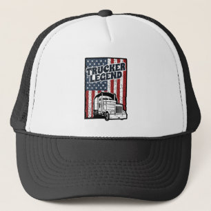 Casquette Trucker Legend Funny Semi Camion Conducteur Camion