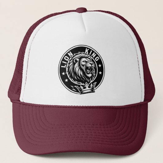 casquette trucker Rouge bordeaux (Devant)