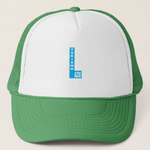Casquette Trucker verte DESIGN  LAZIO  TURISMO