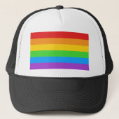 Casquette TrueColors : Drapeau de la fierté (Devant)