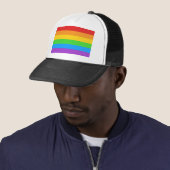 Casquette TrueColors : Drapeau de la fierté (En situation)