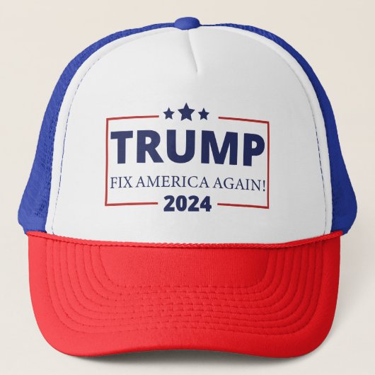 Casquette Trump 2024 Réparez l'Amérique (Devant)
