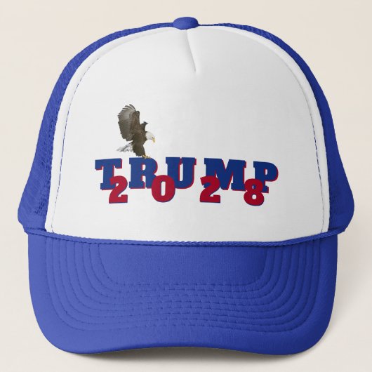Casquette Trump 2028 Avec Aigle Bald (Devant)