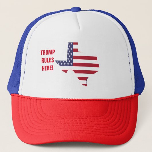 CASQUETTE TRUMP RÈGLES ICI ! (Devant)
